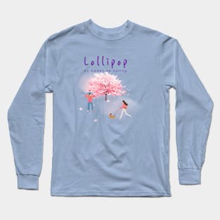 lollipop, as sweet as spring Long Sleeve T-Shirt